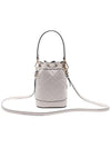 Mon Tresor FF Motif Leather Mini Bag White - FENDI - BALAAN 5