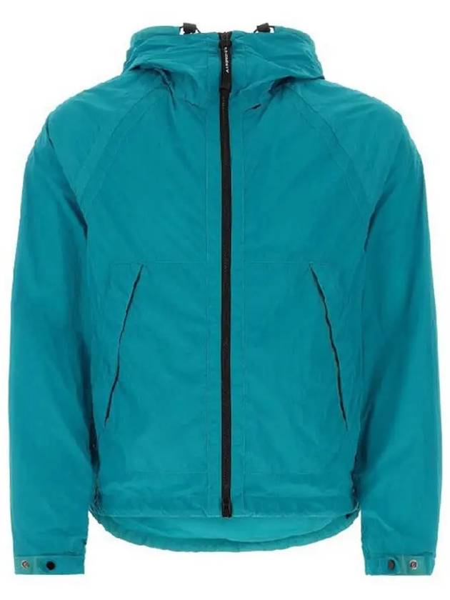 Men's Chrome-R Goggles Hooded Jacket Blue - CP COMPANY - BALAAN 3