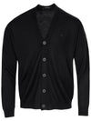 Lucas Merino Wool Knit Cardigan Black - J.LINDEBERG - BALAAN 2