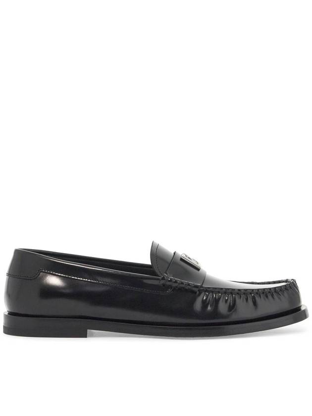 brushed leather loafers - DOLCE&GABBANA - BALAAN 1