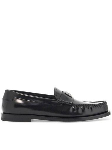 brushed leather loafers - DOLCE&GABBANA - BALAAN 1