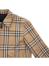 check pattern reversible cotton jacket - BURBERRY - BALAAN 8