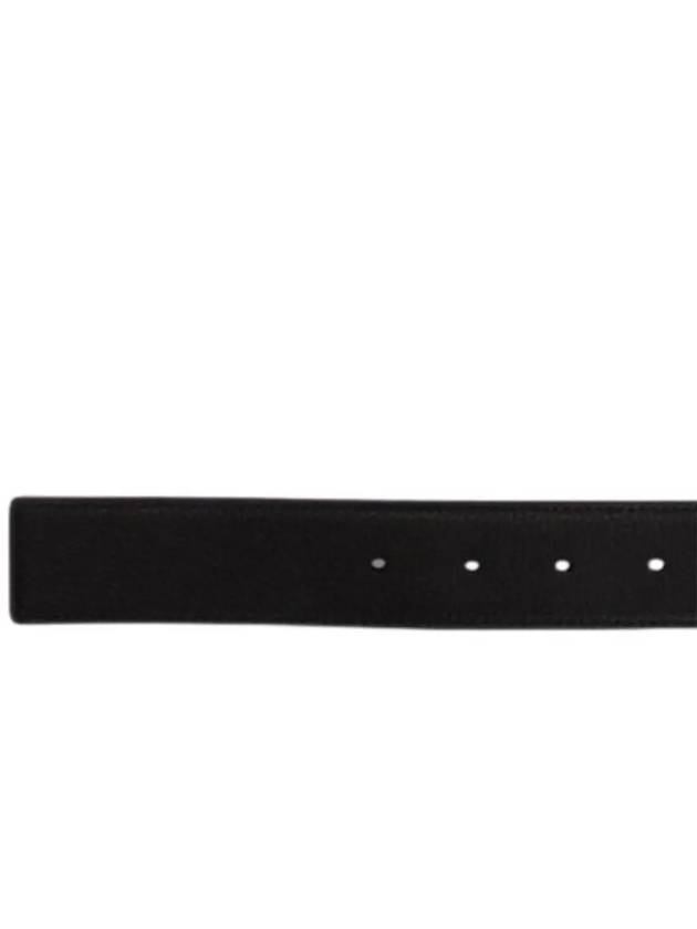 Reversible Leather Belt Black - DIOR - BALAAN 4