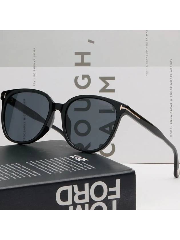 Eyewear Horn-Rim Acetate Sunglasses Black - TOM FORD - BALAAN 3