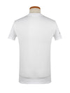 Men's Claudius Gangster Short Sleeve T-Shirt White - NEIL BARRETT - BALAAN 4