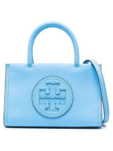 Ella Bio Mini Tote Bag Blue - TORY BURCH - BALAAN 1