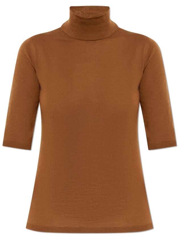 Max Mara Turtleneck Cięcina, Women's, Brown - MAX MARA - BALAAN 1