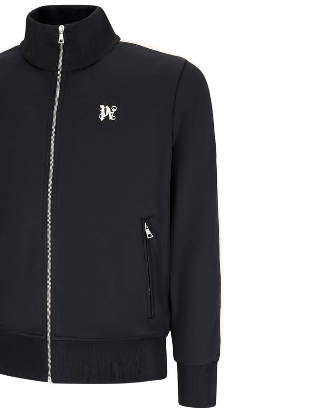 Monogram Classic Track Jacket Black - PALM ANGELS - BALAAN 4