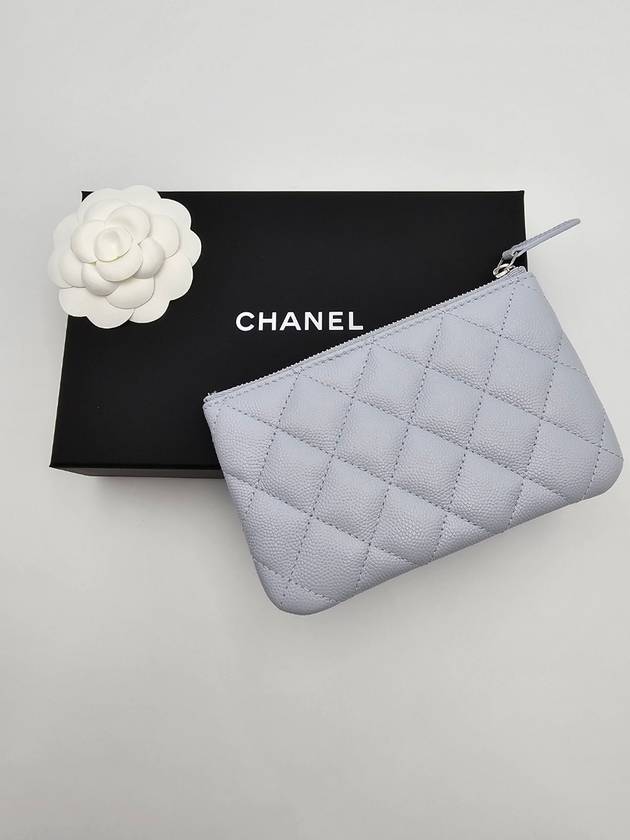 Mini pouch pouch bag inner bag season gray silver caviar AP3833 - CHANEL - BALAAN 2