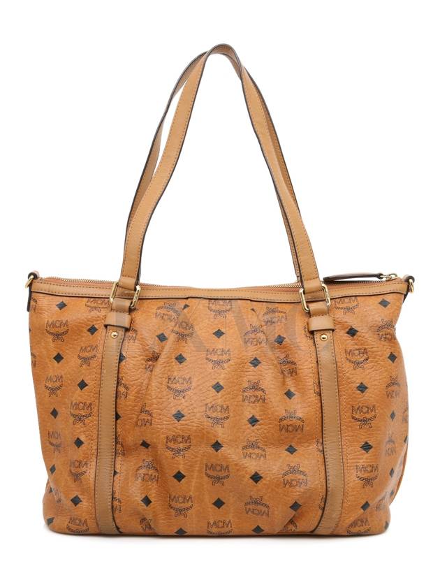 MCM Visetos Shoulder Bag Original Shopper - MCM - BALAAN 3