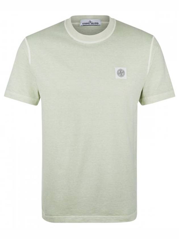 Logo Patch Chest Short Sleeve T-Shirt Mint - STONE ISLAND - BALAAN 2