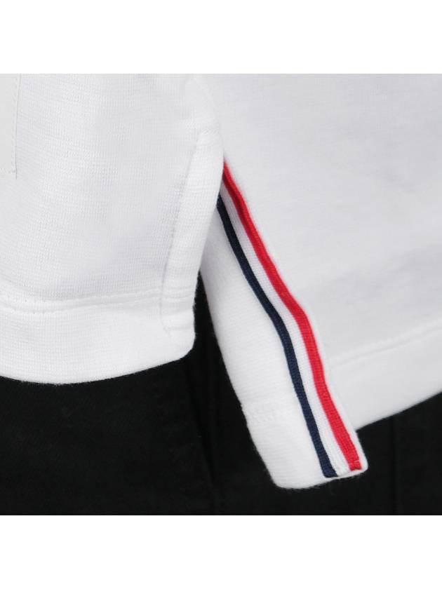 Cotton Oversized Pocket Short Sleeve T-Shirt White - THOM BROWNE - BALAAN 9