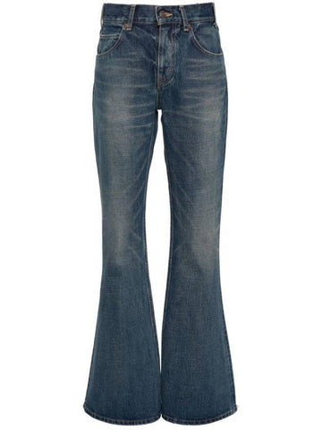 Macro Bootcut Jeans Dark Union Wash - CELINE - BALAAN 1