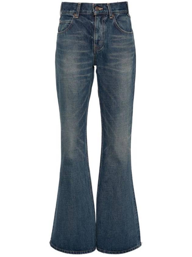 Macro Bootcut Jeans Dark Union Wash - CELINE - BALAAN 1