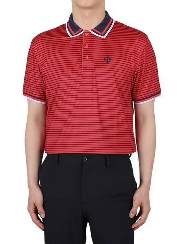 Golf Wear Men s Collar Short Sleeve T Shirt G4MS23K061A POPPY - G/FORE - BALAAN 2