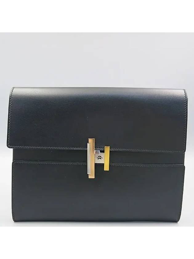 black clutch bag - HERMES - BALAAN 1