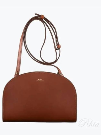 Demi Lune Half Moon Cross Bag Brown - A.P.C. - BALAAN 2