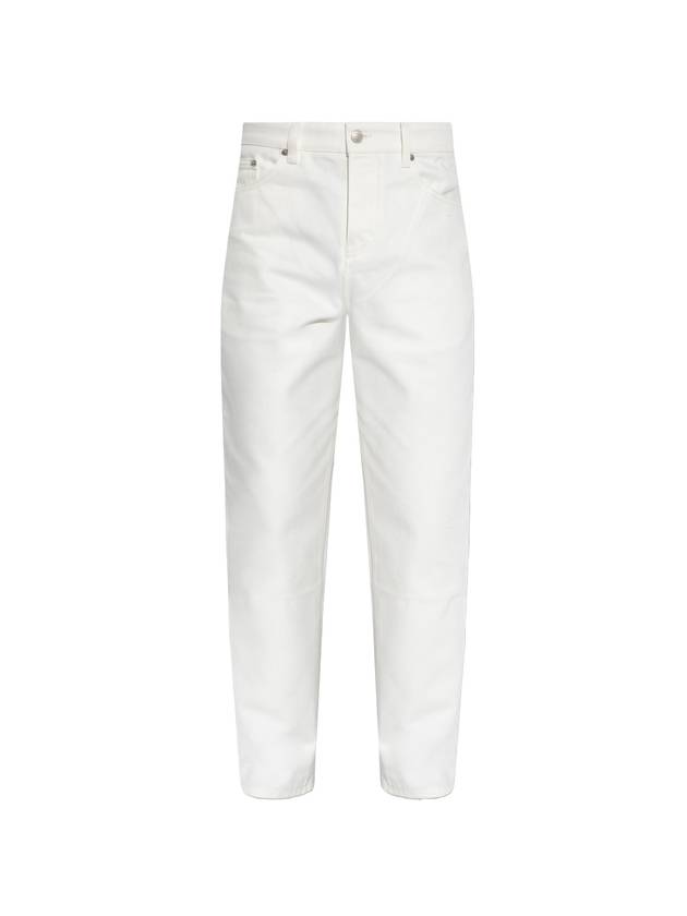 Men's Tapered Fit Straight Jeans White - AMI - BALAAN 1