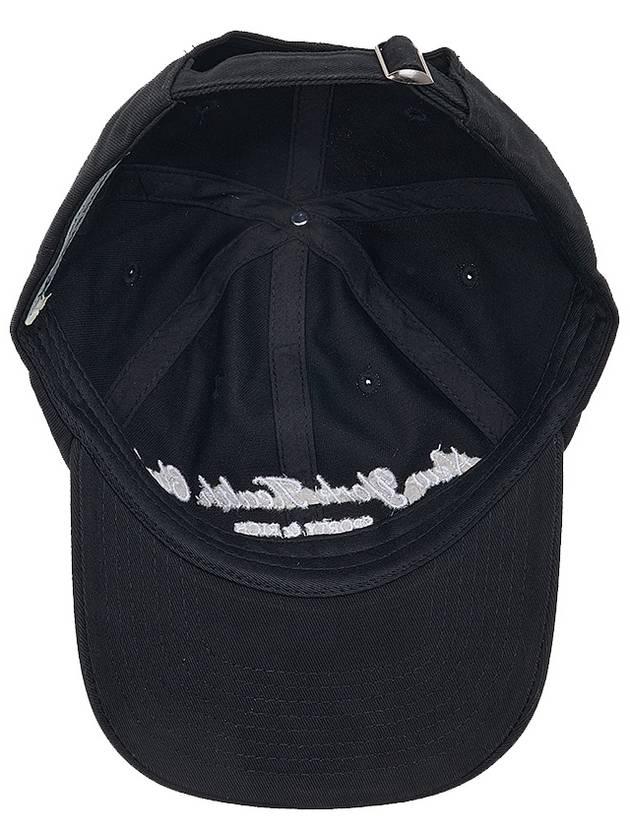 NY Health Club Logo Ball Cap Black - SPORTY & RICH - BALAAN 6