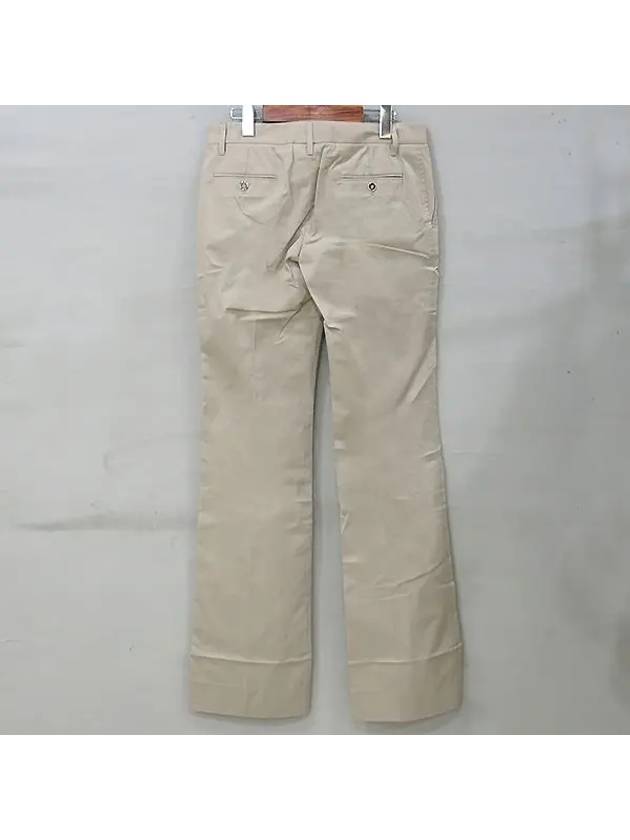 Beige cotton blend 1 TUCK women s pants size 40 - DOLCE&GABBANA - BALAAN 3