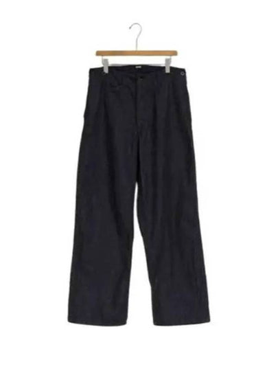 British Work Straight Pants Navy - NIGEL CABOURN - BALAAN 2