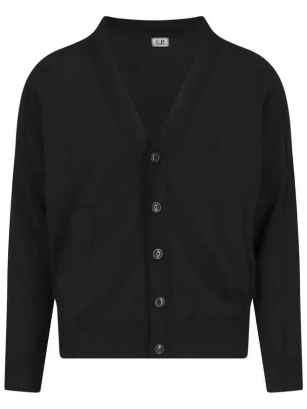 Lens Cotton Cardigan Black - CP COMPANY - BALAAN 2