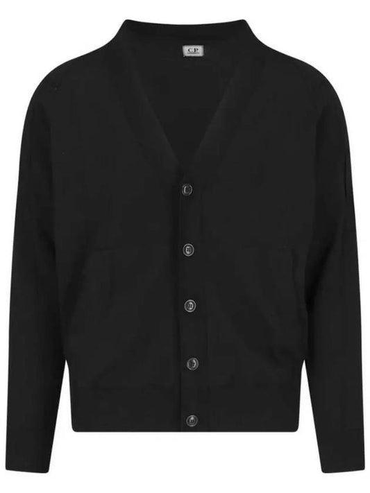 Lens Cotton Cardigan Black - CP COMPANY - BALAAN 2