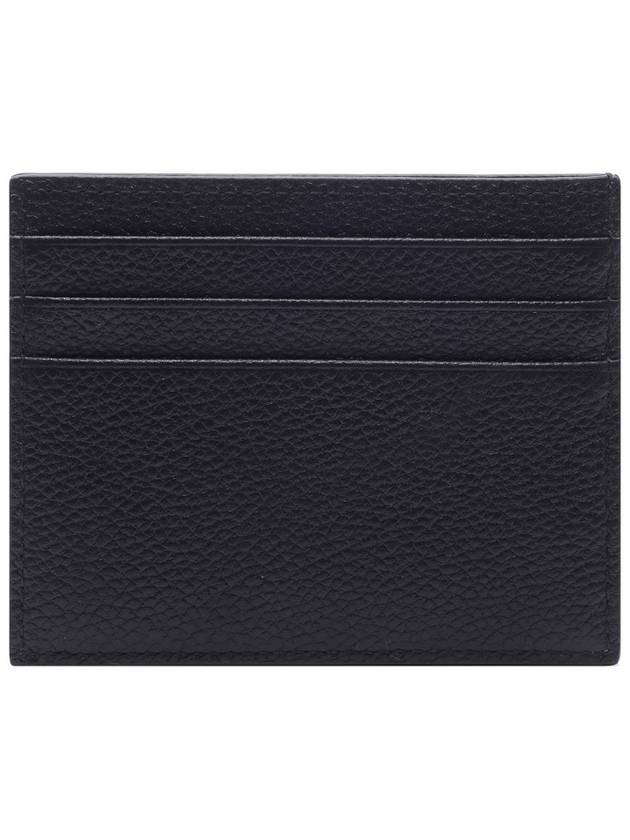 Triangle Logo Card Wallet Black - PRADA - BALAAN 5