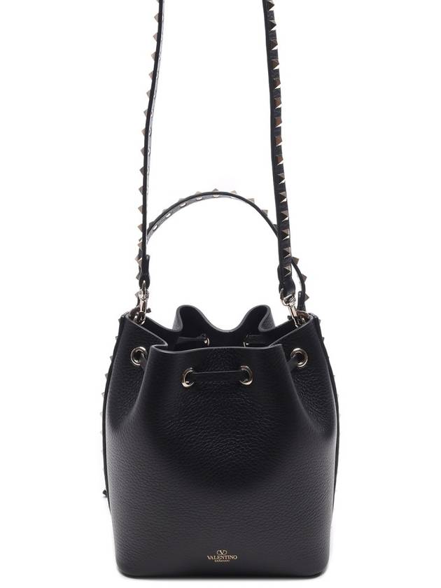 Women's Rockstud Bucket Bag Black - VALENTINO - BALAAN 5