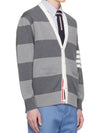 Pattern Intarsia Striped Cardigan MKC543AY3016 - THOM BROWNE - BALAAN 4