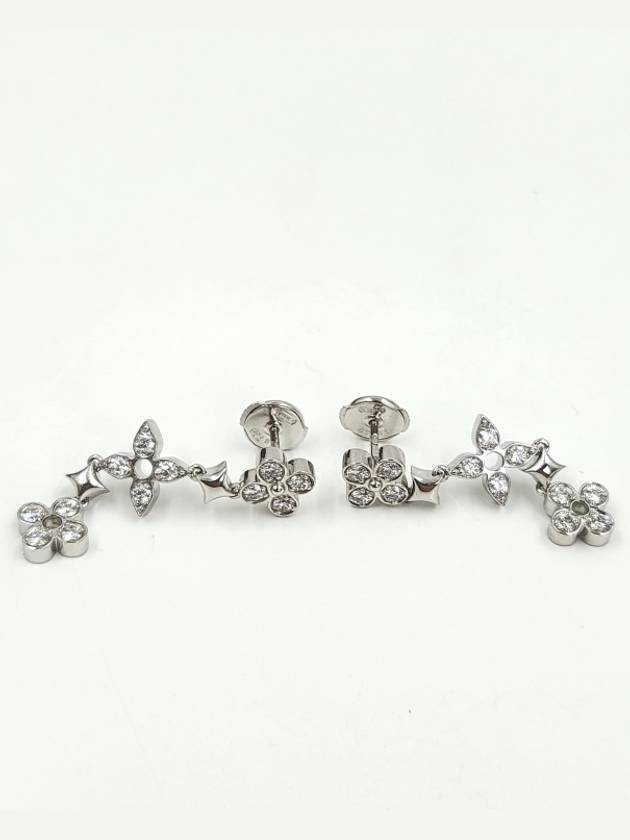 Women s Dantel One Raw Diamond Earrings 3974 - LOUIS VUITTON - BALAAN 12