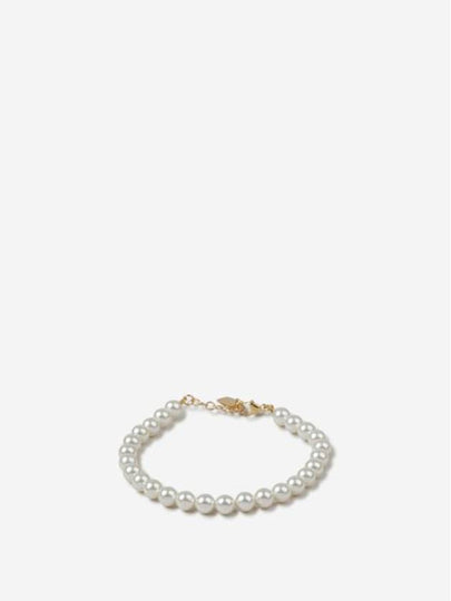 Pearl Metal Bracelet Cream Gold - SAINT LAURENT - BALAAN 2