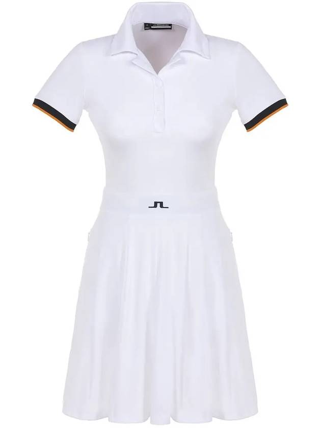 Women's Dagmar Dress White - J.LINDEBERG - BALAAN 2