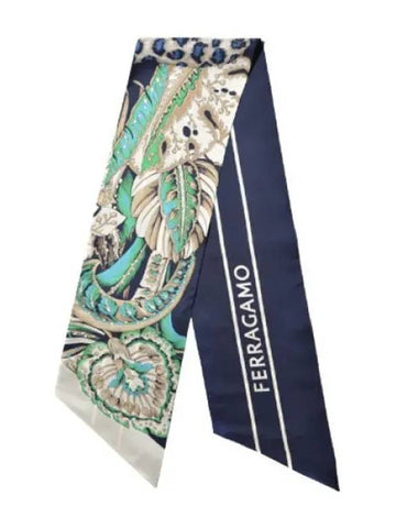 Ferragamo Togo Print Silk Bandeau Women s Scarf - SALVATORE FERRAGAMO - BALAAN 1