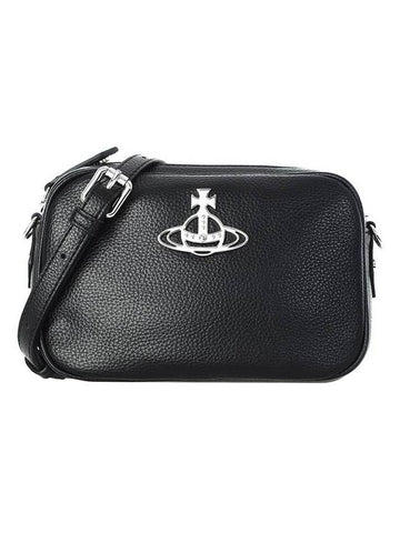 Anna Fake Leather Camera Cross Bag Black - VIVIENNE WESTWOOD - BALAAN 1