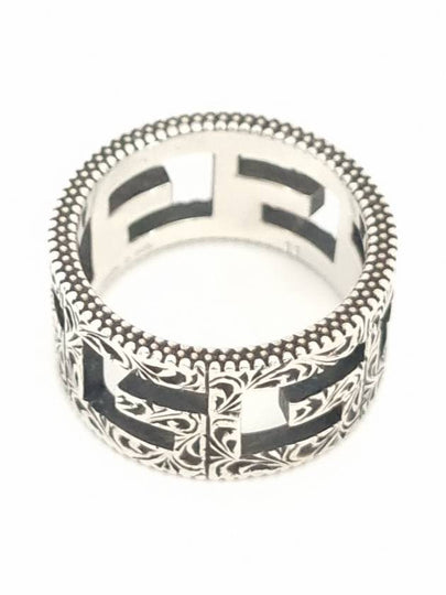 Silver Square Ring 11 551918 - GUCCI - BALAAN 2