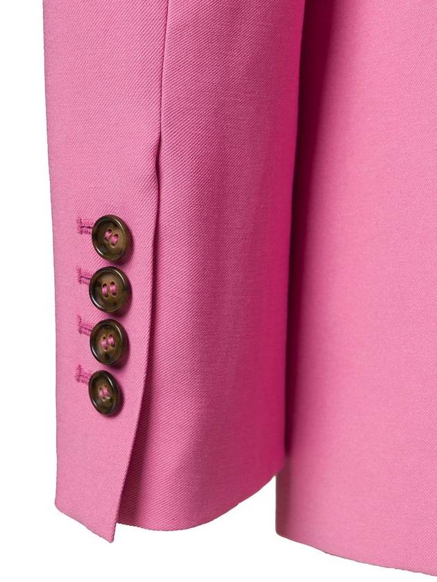 'Lavinia' Pink Double-Breasted Jacket In Viscose Woman - ANDAMANE - BALAAN 3