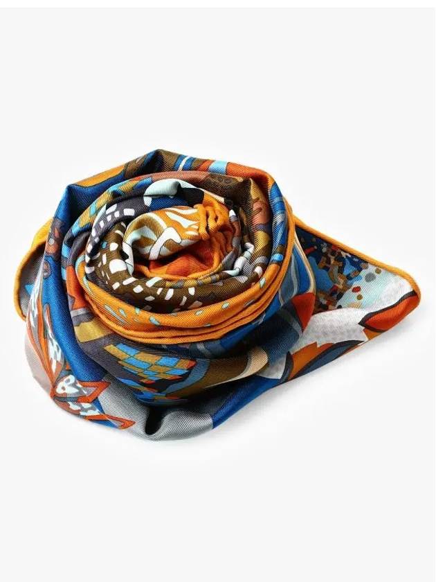 En Liberte 90 Scarf Noir - HERMES - BALAAN 4