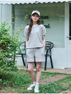 MET summer knit round t shirt gray - METAPHER - BALAAN 4