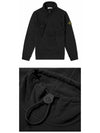 Wappen Patch Multi-Pocket Mock Neck Sweatshirt Black - STONE ISLAND - BALAAN 5