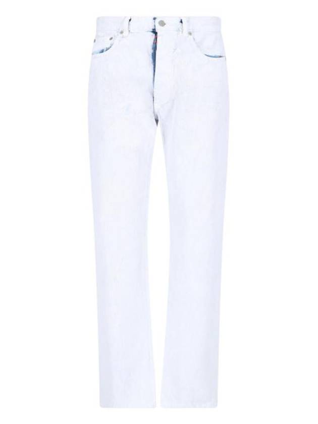 Denim Straight Pants SI1LA0002 S30561967 WHITE - MAISON MARGIELA - BALAAN 1