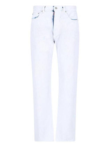 Denim Straight Pants SI1LA0002 S30561967 WHITE - MAISON MARGIELA - BALAAN 1