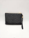 Daol Sangin Store Matelasse Clutch Black Small 379039 Condition A - SAINT LAURENT - BALAAN 7