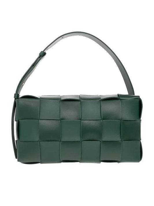 Brick Cassette Intrecciato Shoulder Bag Raintree - BOTTEGA VENETA - BALAAN 1