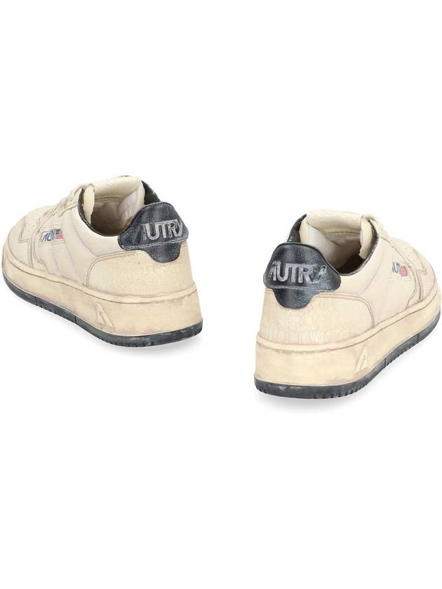 Autry Medalist Leather Low-Top Sneakers - AUTRY - BALAAN 4