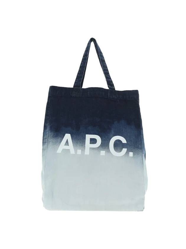 Bleached Denim Tote Bag Blue - A.P.C. - BALAAN 1