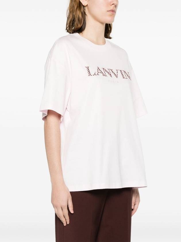 Long Sleeve T-Shirt RW TS0022 J207 P24 502 PINK - LANVIN - BALAAN 4