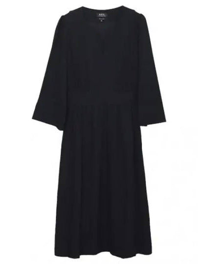 Robe New Long Dress Navy - A.P.C. - BALAAN 2