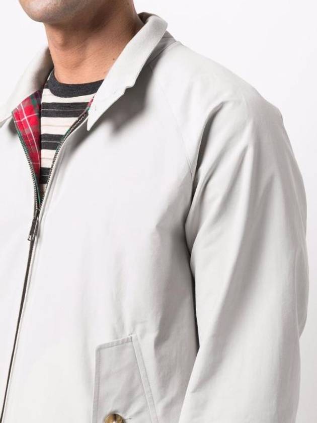 G9 Classic Original Harrington Zip-Up Jacket Grey - BARACUTA - BALAAN 4