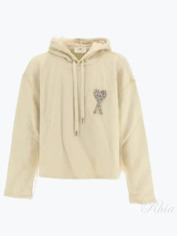 De Coeur embroidery hooded sweatshirt USW221 PA0018 268 - AMI - BALAAN 1